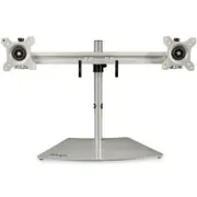 StarTech.com Dual Monitor Stand, Free Standing Desktop Pole Stand for 2x 24" (17.6lb/8kg)