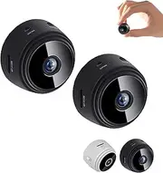 Secret Scope Camera, Secret Camera, Secret Scope Magnetic Mini Security Cameras, Scope Mini Security, WiFi Camears Outdoor Wireless 1080p HD (Black,2pcs)