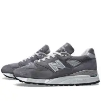 在飛比找Yahoo!奇摩拍賣優惠-New Balance 998 慢跑鞋 NB998 深灰 麂