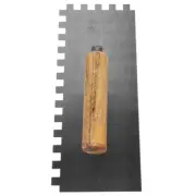 Stainless Steel Mud Trowel Tile with Wooden Handle Masonry Tools