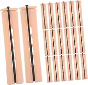 FRCOLOR 20pcs Hair Curling Tools Set Flexible Perm Rods for Natural Hair for Salon Home Use Secure Styling for Long Short Hairstyles Technology for Healthy Curls