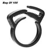 LD Poly Pipe Irrigation Ratchet Clips - 25mm - 100