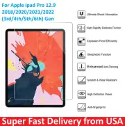 2x Clear Screen Protector Cover Film for 2018-2022 Apple iPad Pro 12.9 3rd-6th