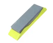 Knife Sharpening Stone Sharpener with Base - Green