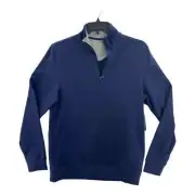 Club Room, Men's Stretch Quarter-Zip Fleece Sweatshirt, Size Small