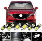 BMT xms LED Interior Light Kit Replacement for Mazda CX-5 CX-3 CX-9 2013-2024, 6000K Cool White LED Interior Car Lights, 11 Pieces