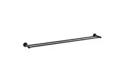 Johnson Suisse Venezia Double Towel Rail 900mm - Matte Black