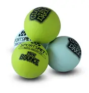 Mini High Bounce Glow in the dark balls - 4pk (45mm)