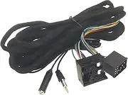 A70X-Car Radio Stereo Wiring Harness Adapter Plug Power Cord Adapter Cable Compatible for BMW 3 Series E46 5 Series E39 X5 E53 1998-2007