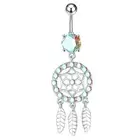 Butterfly Dangled Navel Belly Button Rings Belly Piercing Women Body Jewelry`