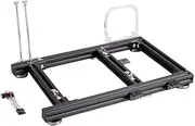 DIY Open Frame Case,Open Frame Heat Dissipation Aluminum Alloy Computer PC Case Chassis for ITX,Support ATX Ordinary Large Power Supply,Made 20x20 Aluminum Alloy Material…