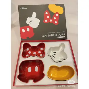 迪士尼 酷彩法廚 Le CREUSET X Disney Mickey Mouse Collection 陶瓷四件套