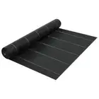 vidaXL Weed & Root Control Mat Black 2x5 m PP 2BB