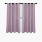 [Hyper Cover] 3-Layers Blackout Curtains (Mauve, 132x213 cm) - 100% Eco-Friendly Fabric, Noise Reduction, High-Quality Durable Polyester, Easy Care