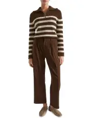 [Seed Heritage] Casual Cargo Pant in Hot Chocolate