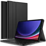 Samsung Galaxy Tab S10 Ultra /S9 Ultra 14.6 inch Bluetooth Keyboard Case, Tab Folio Leather Cover Case with Detachable Wireless Bluetooth Keyboard