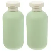 2 Pcs Clamshell Bottle Travel Containers for Creams Lotion Squeeze