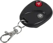 Remote Control Key Garage Gate Door Transmitter 433MHz Plastic Black 2 Keys