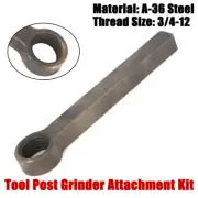 3/4-12 Thread A-36 Steel For Dremel Craftsman Lathe Tool Post Grinder Attachment