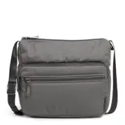 Vera Bradley Utility Crossbody Bag in Cotton Recycled Cotton Galaxy Gray