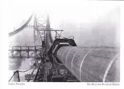*Postcard-"Cable Strands" (Construction)*Benjamin Franklin Bridge {G117}