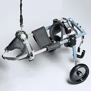 Dog Wheels for Back Legs Rehabilitation Chair, Dog Mobility Walker, Pet Support Wheelchair, Adjustable Dog Hip Support Wheel Chair for Small Medium Large Dogs(Blue,Small)