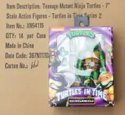NECA TMNT Turtles In Time Michelangelo 7" Series 2 Action Figure In Stock