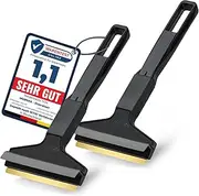 L & P Car Design L&P A053-2 Set of 2 Ice Scraper Car Ice Scraper Murska Brass Scraper Original from Finland 90 mm Scraper 210 mm Total Length (2 Pieces L&P A053 Black Grey)