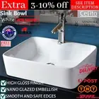 Cefito Rectangle Bathroom Ceramic Basin Vanity Bowl Single Sink Above Counter AU