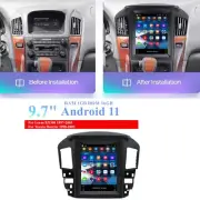 9.7''Android 11 1+16GB Car Stereo Radio GPS Head Unit For Lexus RX300 1997-2003