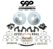 Ford 9" Rear Disc Brake Conversion Kit 11" Drilled Rotors 5 x 5 Bolt Pattern