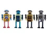 Mr & Mrs Tin Mechanic Bot Design B - Time