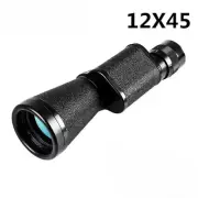 Metal 12X45 Military Monocular Portable Mini Telescope Spyglass Binoculars IPX6
