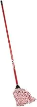 Redback Brushware Mop with Handle, Red
