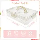 Fruit Storage Container with with Lid and Handle Stackable Refrigerator ·-