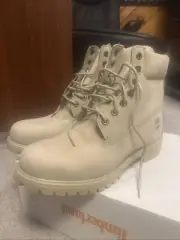 Timberland Light Grey Boots Size 11