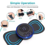 Mini EMS Massager 6 Mode 9 Gear Pulse Physical Therapy Instrument Smart Cervical Spine Back Shoulder Full Body Massage Muscle Relax Pain Relief as ...