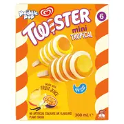 Paddle Pop Twister Mini Tropical 6 pack