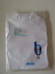 Vintage 70s new old 1 years children’s unisex white turtle neck top tags skive