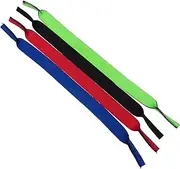 [DOITOOL] Long Lasting Eyewear Retainer Holders 4 Pack Anti-slip Sunglass Retainer Chain for Sports