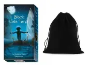 Maria Kurara Tarot Cards Black Cats 78 CARD DECK Lo Scarabeo Made Italy + BAG