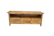 MF Honey Recycled Elm 3 Drawer Entertainment Unit