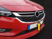 Front Grille Chrome Cover Strip For Opel Astra K 2015-2022 1PCS