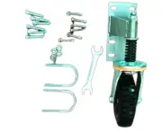 Silver Gate Wheel Swing Gates Wheels Rotation Spring Loaded Bracket Casters