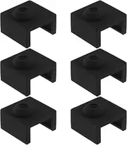 ECSiNG 6PCS 3D Printer Hotend Sock Heater Block Silicone Cover Compatible with Creality Ender 3/Ender 3 Pro/Ender 3 V2/Ender 5/CR-10 Series MK7 MK8 MK9 Hotends