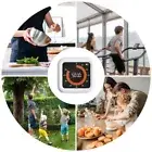 Gym Classroom Study & Cooking Digital Timer, Space Saving Clock, Water Resistant