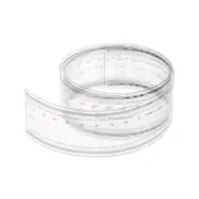 Film Ruler 70cm 0.1mm Scale PET with R Angle Width Lines Flexible Ruler
