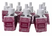 Bath & Body Works FROSTED CRANBERRY Iced Cranberry,Blonde Woods Red Apple x7 LOT