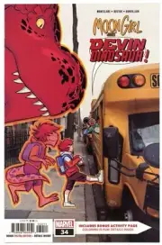 MOON GIRL & DEVIL DINOSAUR #34 1ST APPEARANCE OF DEVIN DINOSAUR MARVEL 2018