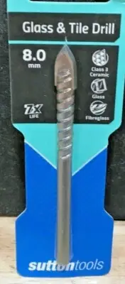 Sutton Drill D604 8.0mm Glass & Tile Bit